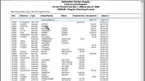 General Ledger Reports Tutorial   Sage Peachtree  Basics for New Users