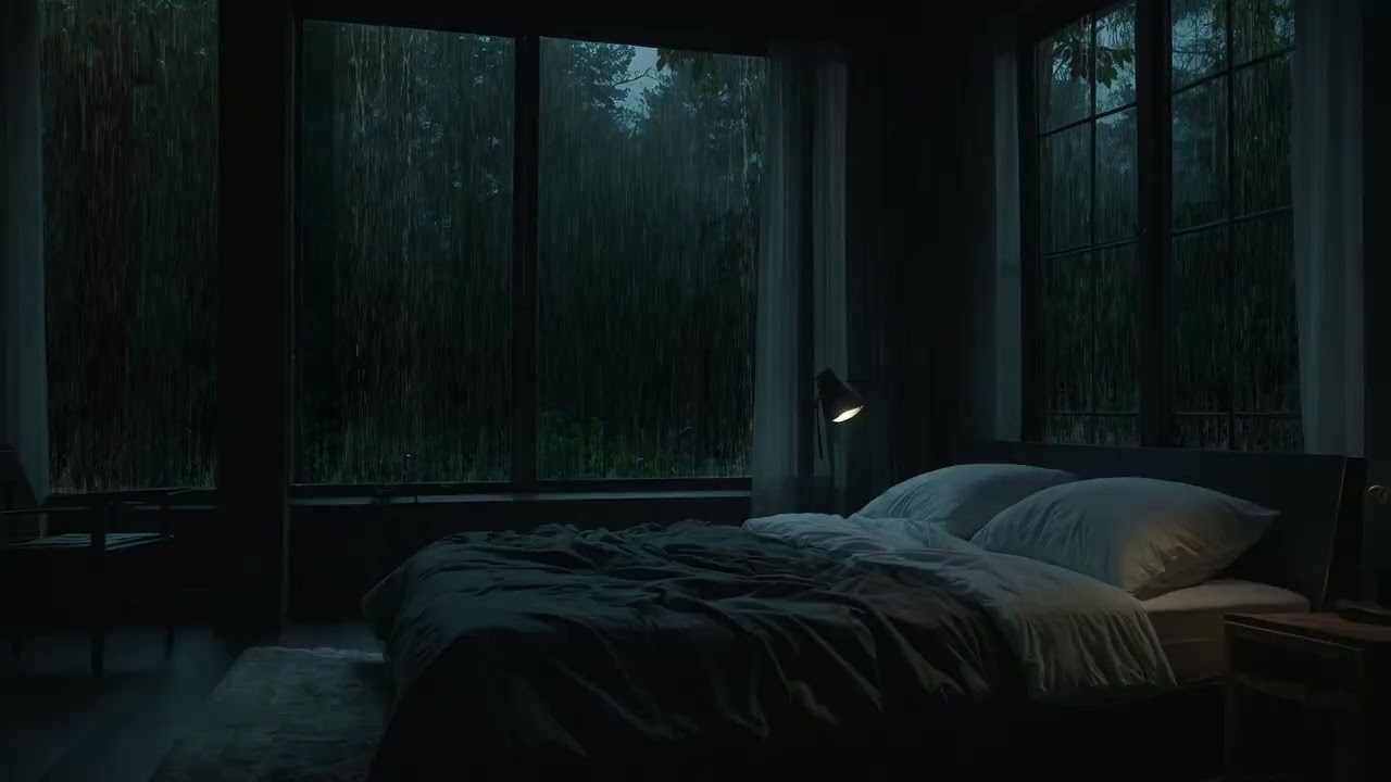 Heavy Rain Outside the Window | Insomnia & Anxiety Relief
