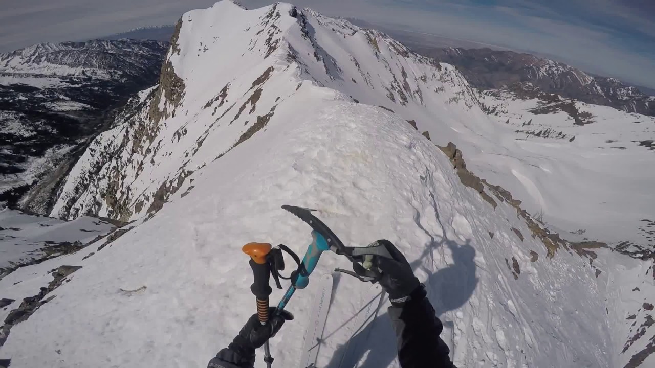 Skiing the South Face of Mount Superior Alta, Utah - YouTube