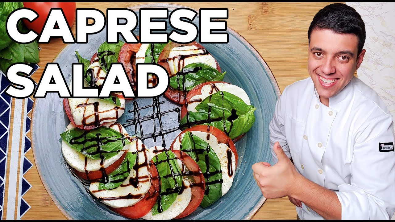 Caprese Salad Easy Recipe with [ Balsamic Glaze ]