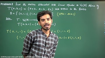 Linear algebra _ Problem 02 - UPSC Mathematics Optional Previous Year Solutions