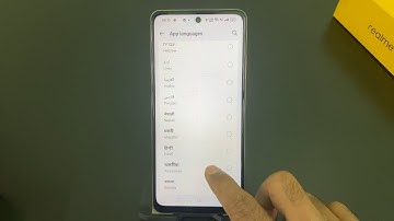 Realme P3 Pro Me App language Kaise change Kare
