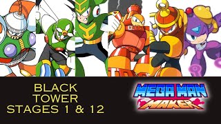 Mega Man Maker All For One Mod - Black Tower Stages 11 & 12