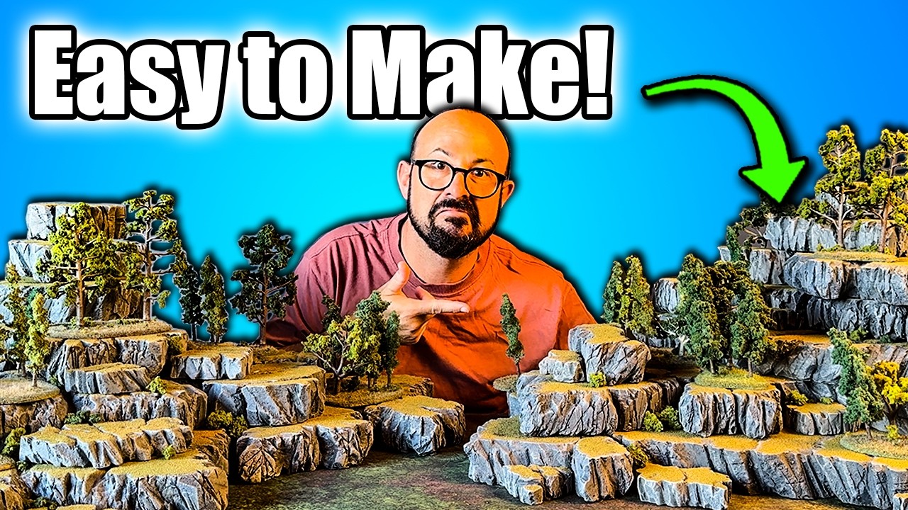 The ULTIMATE Modular Hills for Wargaming that work for ANY Game! - DIY