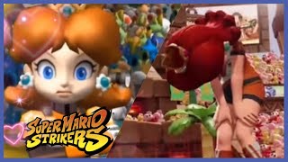 Daisy Losing Animation Comparison Mario Striker