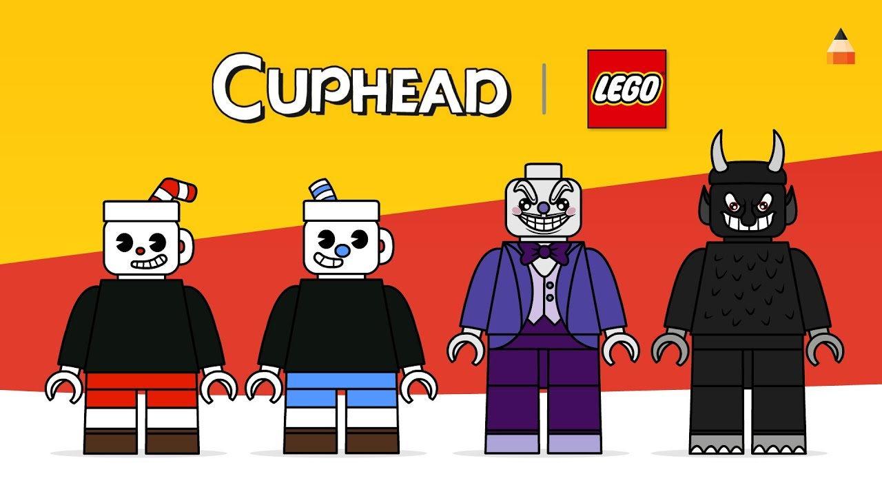 Cuphead | Drawing Lego Cuphead 