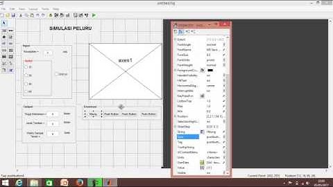 cara membuat simulasi peluru menggunakan aplikasi MATLAB Oleh Wahyudi Kurniawan fpk UNIVERSITAS RIAU
