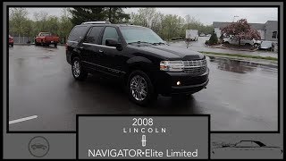 2008 Lincoln Navigator Elite Limited Edition|Walk Around Video|In Depth Review|Test Drive