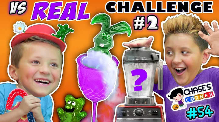 Chase's Corner: GUMMY vs REAL Halloween Edition (#54) | DOH MUCH FUN