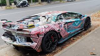 Lamborghini Svj Peinte À La Main.
