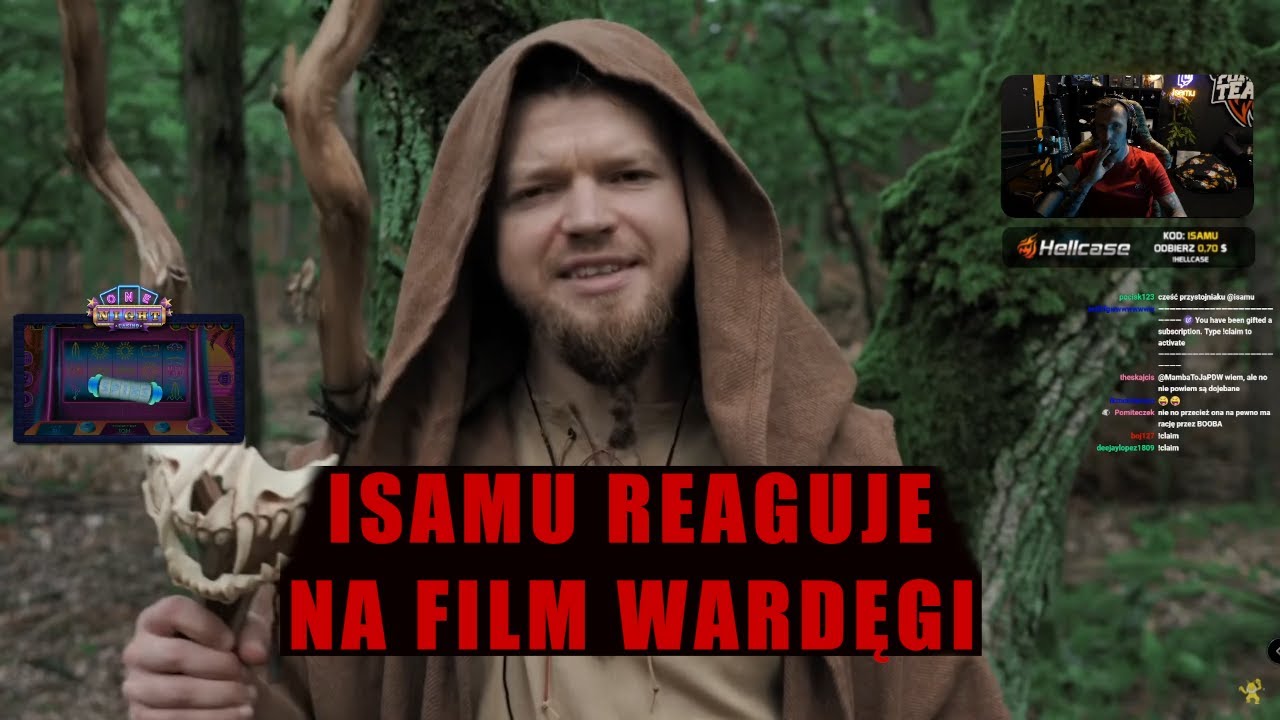 ISAMU OGLĄDA FILM WARDĘGI - ODPOWIADAM WERSOW