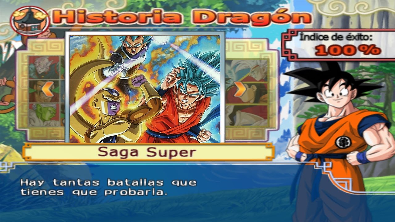 Dragon Ball Z Budokai Tenkaichi 4 Modo historia Saga