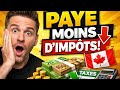 Comment payer moins d’impôts légalement au Canada