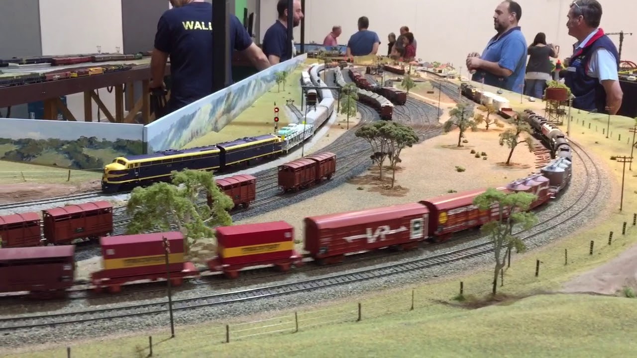 Wallan Victoria Railways HO scale model railway layout Pt1 YouTube
