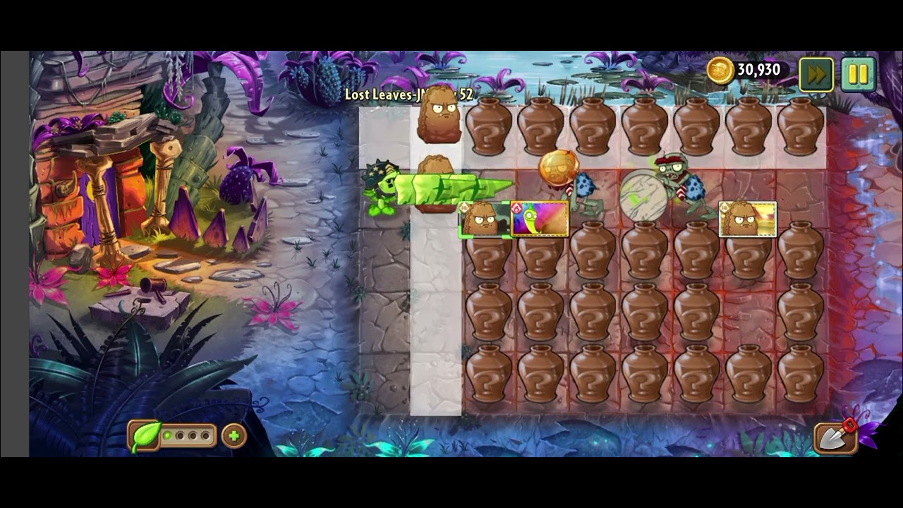 Jurassic Marsh Expansion, Amber Pusher, Robot Peashooter & Jalapeno Potatomine || Lost Leaves 1.8!