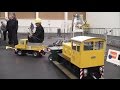 Modellbahn XXL /Tieflader, V14, Schotterwagen, 2-Wege Unimog....im Einsatz bei Modellbau Messe Wels