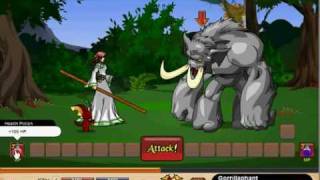 Dragon Fable Walkthrough Part 1- Prologue...Kiku is bored.avi