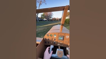 Dash Gone Wild: POV - Flying a Cardboard Propeller Plane #shorts #shortsfeed