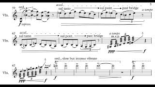 Benjamin Vanden Heuvel - Innurah for Violin (2017) [Score-Video]