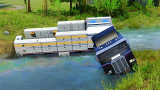 : EPIC TRUCK DISASTER! Mega Cargo Sinks in Deadly Swamp!