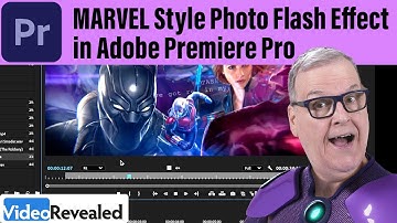 MARVEL Style Photo Flash Effect