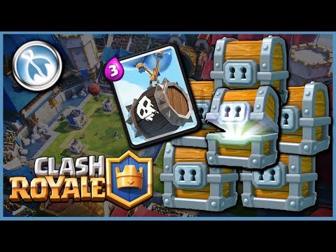 New! SKELETON BARREL Gemming and Gameplay! - Clash Royale - New! SKELETON BARREL Gemming and Gameplay! - Clash Royale