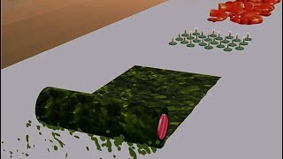 SUSHI ROLL 3D - COOKING ASMR |2023| screenshot 2
