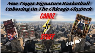 2025/26 Topps Signature Basketball Blaster Box Unboxing at Chicago SkyDeck