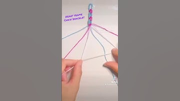 ! New #tutorial! Heart Frame Chain #Bracelet! #friendshipbracelet #diycraft #knot #easydiy #handmade