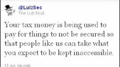 YTCracker #antisec - LulzSec in Their Own Words