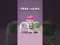 TWO FREE HAIRS! #robloxshorts