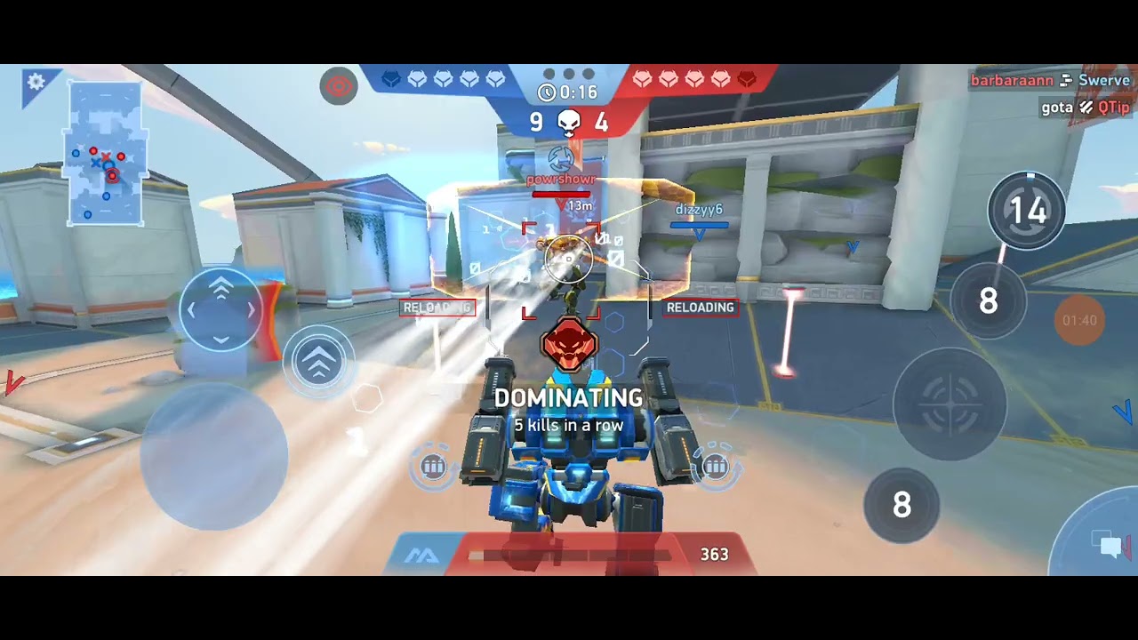 Clapping mechs with no pilots:mech arena