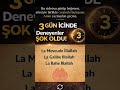 Dene ve Gör: 3 Günde Neler Değişiyor?