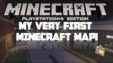 SHOWCASE MY VERY FIRST MAP ON MINECRAFT + DOWNLOAD?? PS3 PS4