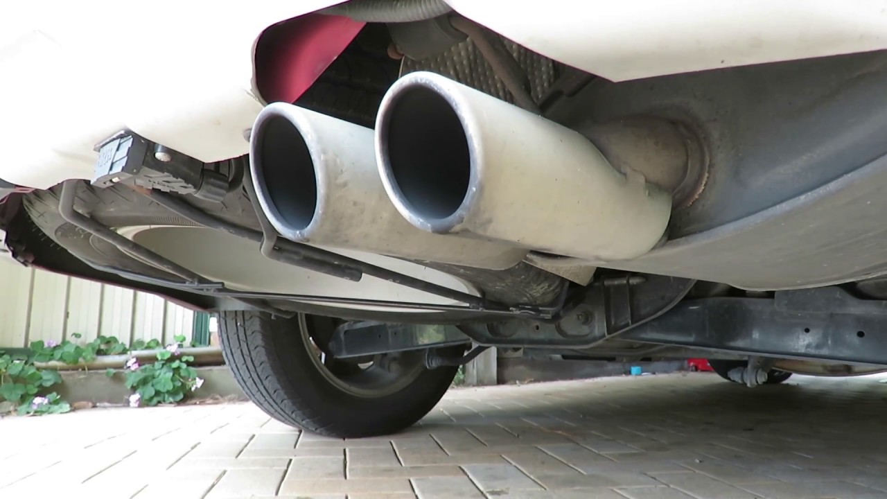DIY Ford Territory Turbo Ghia exhaust debung YouTube