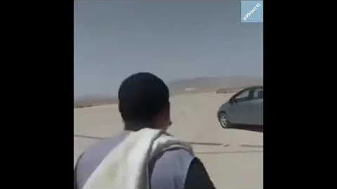 Taliban trying their hands on America's "BLACK HAWK" Helicopter at Kandahar Airport