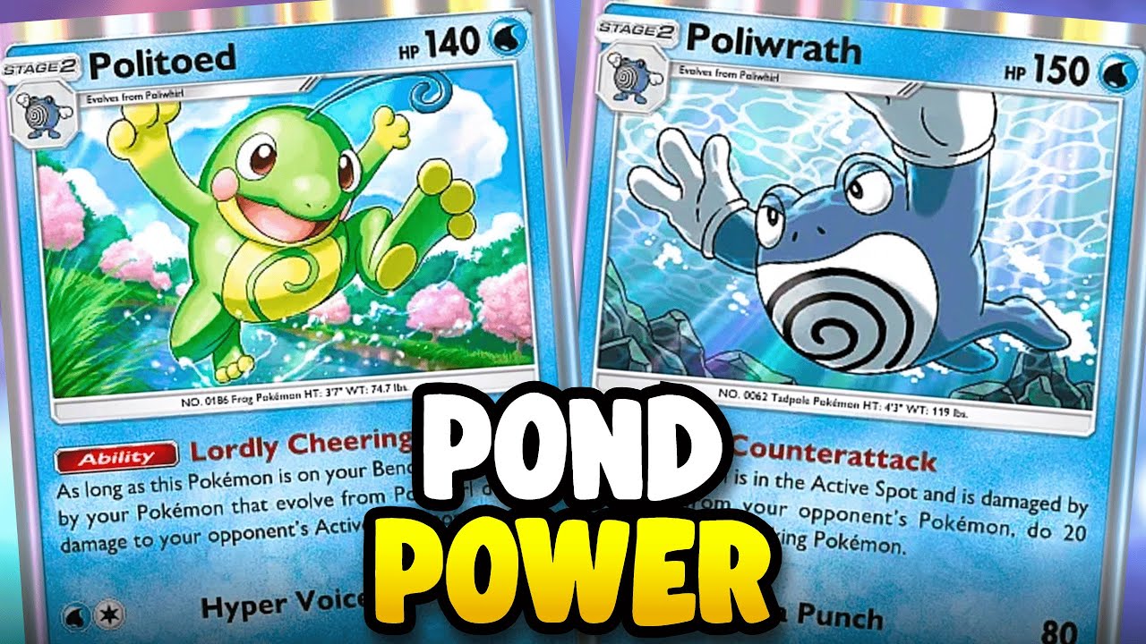 politoed pokemon card I Played in Master Ball So You Don't Have To Water / 140 / Stage 2 Attack 1 Politoed - SWSH11: Lost Origin