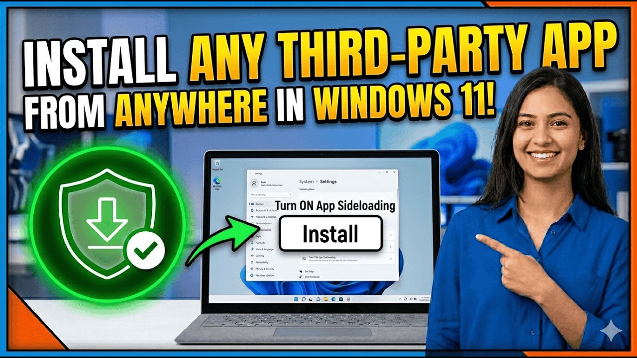 How To Install Third Party Apps From Anywhere In Windows 11 - Full ...
