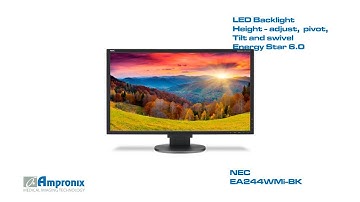 NEC EA244WMi-BK (EA244WMiBK) Monitor Display - Sales | Service | Repair | Replacement