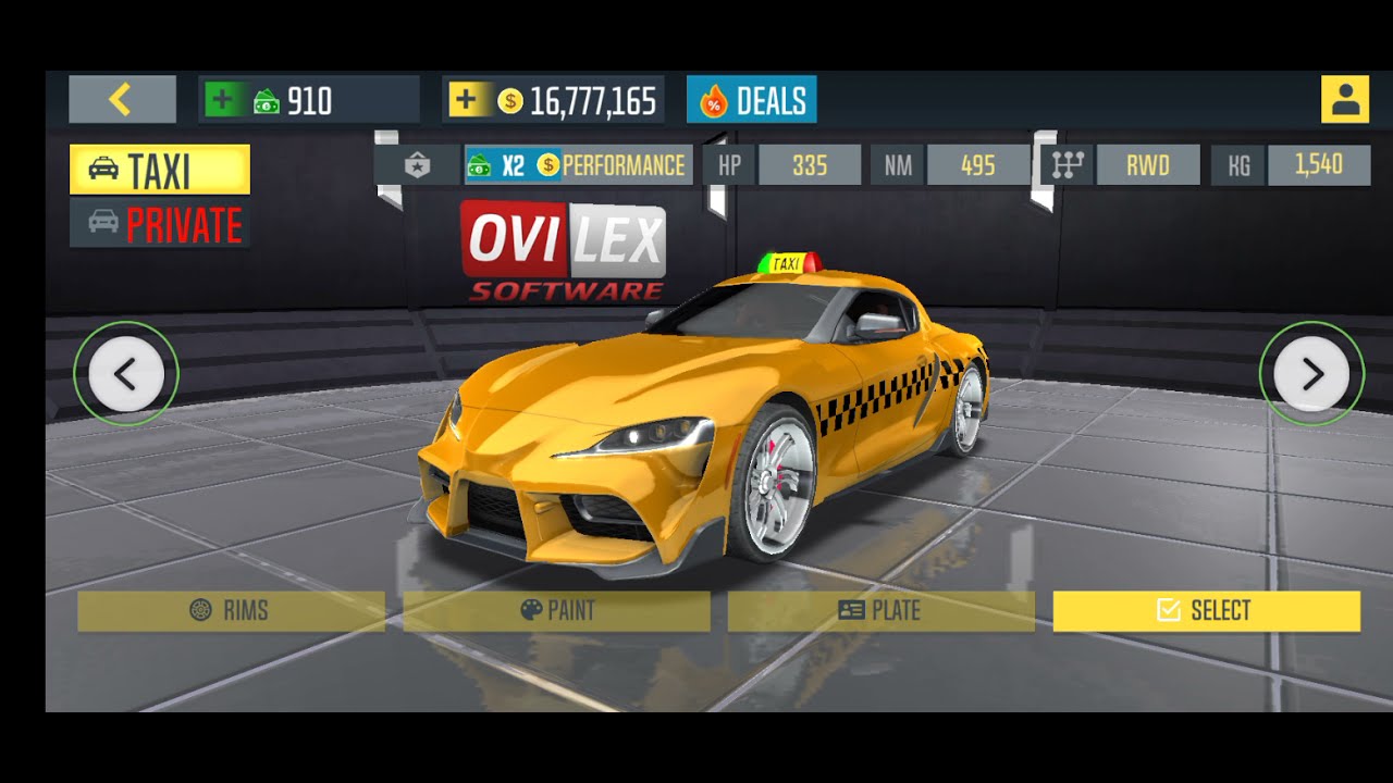 Gameplay Taxi Sim - Mode Sport Supercar Ford Everest