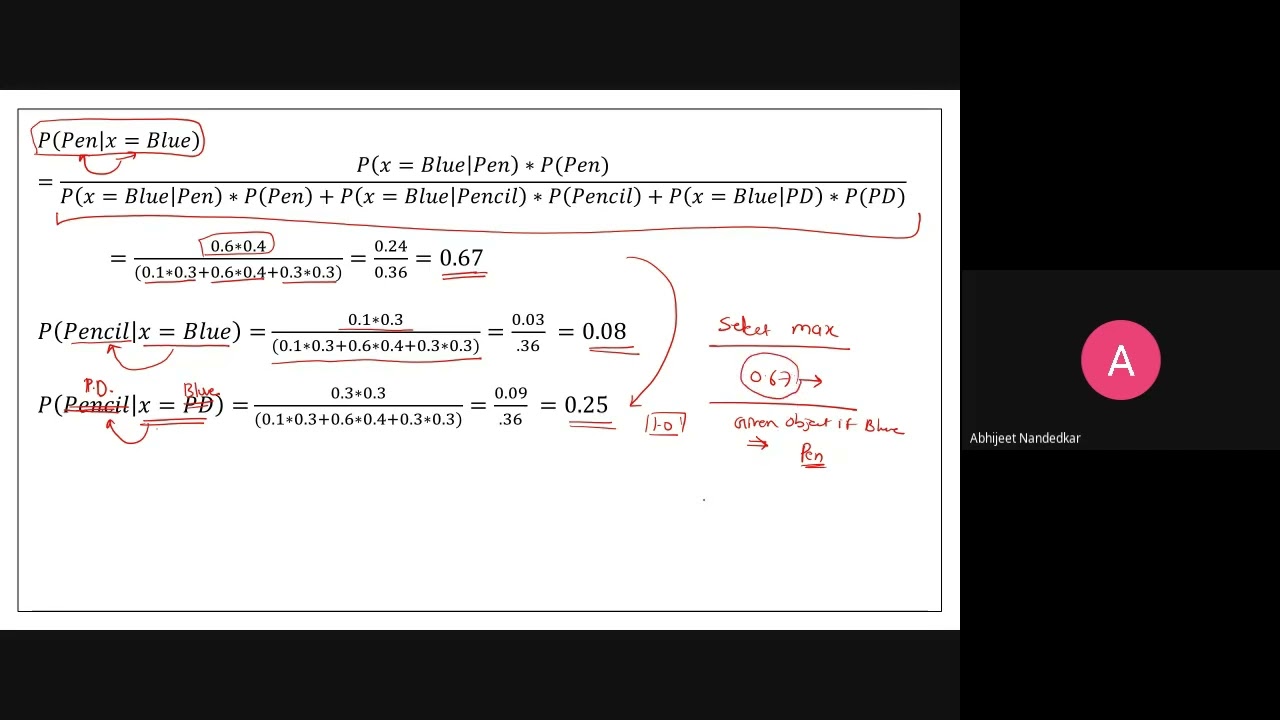 Lect 11 ML Bayes Problem