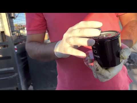 Toyota kluger AWD 2004-2007 service (engine oil and oil filter change ...
