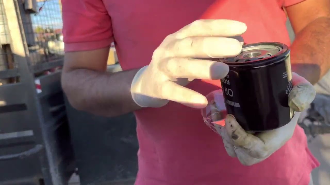 Toyota kluger AWD 2004-2007 service (engine oil and oil filter change) 