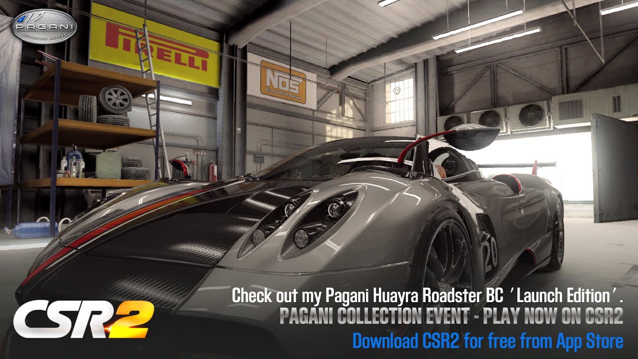 【CSR2】Huayra Roadster BC "Launch Edition", shift & tune for 7.601