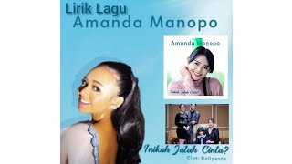 Lirik Lagu Amanda Manopo - Inikah Jatuh Cinta Ost Ikatan Cinta