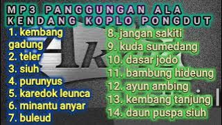 album panggungan mp3 pongdutkoplo bajidoran