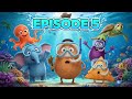 Aalu Hathi Samundar Mein Gaye Aur Octopus Se Mile😱🌊 | Episode 5 | Hindi Kahani Kids Story