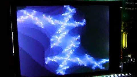 ARM Cortex-M4  Julia set animation