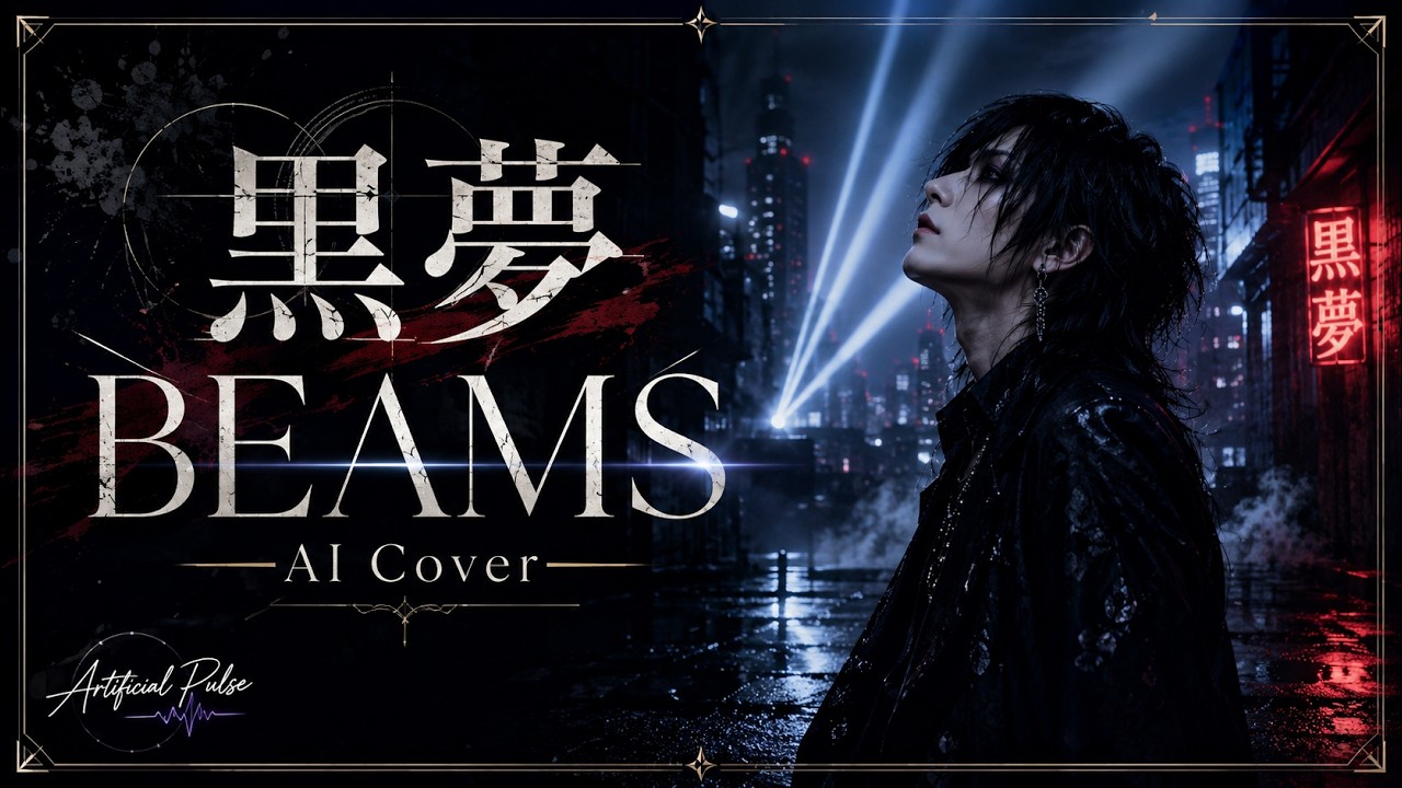 黒夢 - BEAMS | Cyber Visual Rock × Dark Electro Rock AI Cover