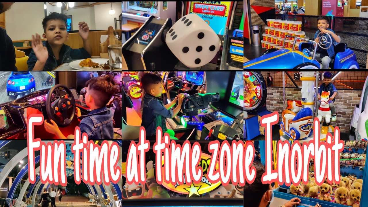 Timezone Arcade in mumbai Inorbit Mall Fun City Best for Kids